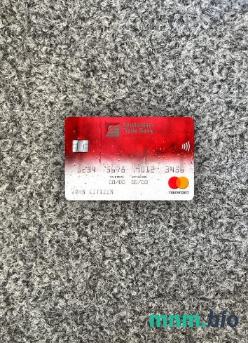 Netherlands Amsterdam Trade bank wygląd zdjęcia mastercard skan PSD + zdjęcie